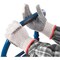 Global Industrial PVC Dot Knit Gloves, Single-Sided, Black, Small, 1-Dozen 708352S - alternate 4